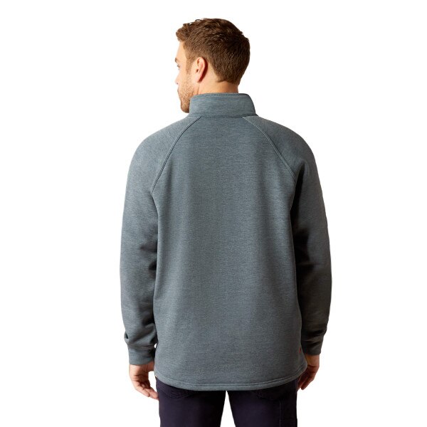 Ariat FR Primo Fleece 2.0 1/4 Zip Sweater in Charcoal Gray